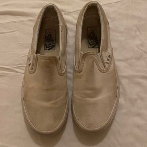 White traditional vans.